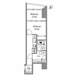 オーパスホームズ三田【7階】の間取り
