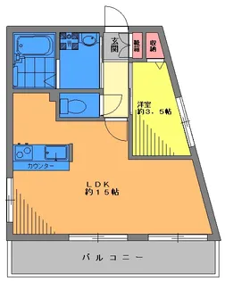 グレイス横浜新子安【2階】の間取り
