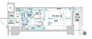 ラ ドゥセール鶴見【10階】の間取り