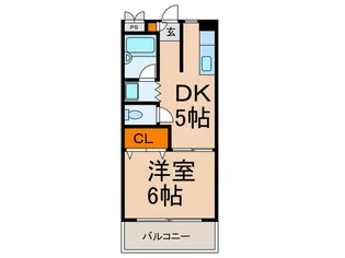 ローズマンション【2階】の間取り