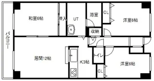 エムズ南6条【4階】の間取り
