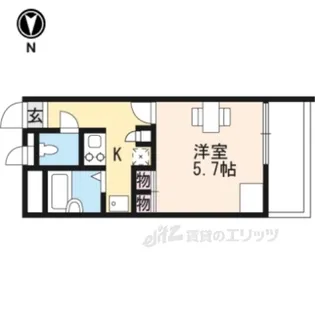 レオパレスZephyr【2階】の間取り