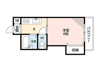 ハイツパドレ【2階】の間取り