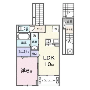 ボヌール イコウ【2階】の間取り