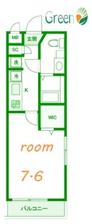 シャトーライフ平塚II【2階】の間取り