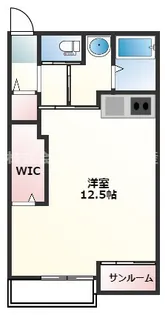 ヴィ・ウルーズ【1階】の間取り