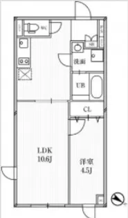 PASEO目黒 パセオ目黒【4階】の間取り