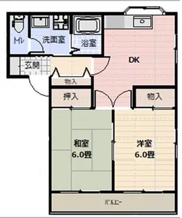 セレソン【1階】の間取り