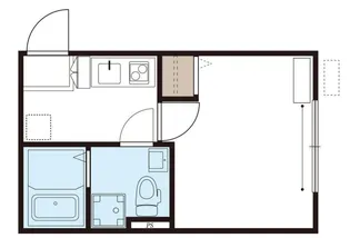 DEN鋼管通【1階】の間取り