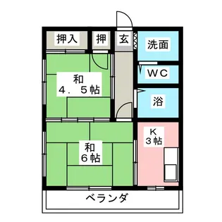 第二トミエマンション【2階】の間取り