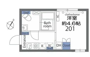 アヴァンタージュ恵比寿【1階】の間取り