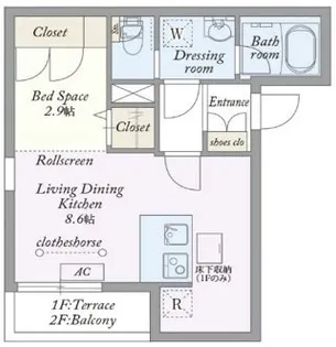 My Style vintage 南池袋【1階】の間取り