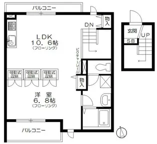 ガーデン欅(けやき)【2階】の間取り