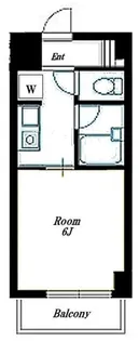 スカイコート新宿第8【3階】の間取り