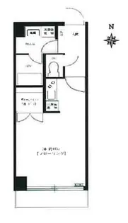 オーロラ三田【8階】の間取り