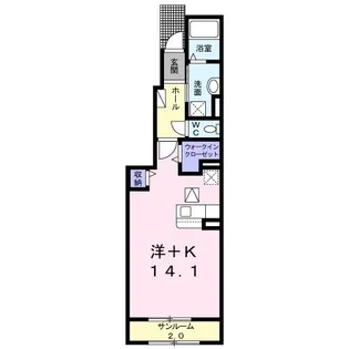 ポポラ・イーナ【1階】の間取り