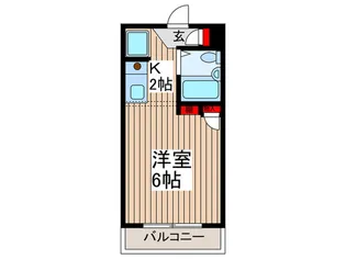 マンションシュウメイ【3階】の間取り