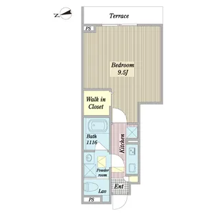 アストランティア【1階】の間取り