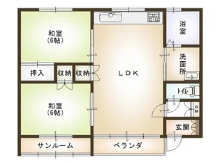 ビーブルハイツ【2階】の間取り