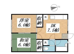 メゾン緑【1階】の間取り
