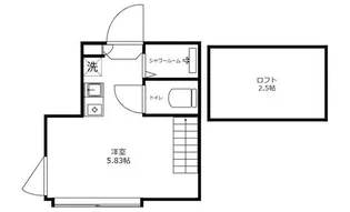 ハーモニーテラス向島【1階】の間取り