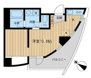 ウィルテラス新代田【7階】の間取り