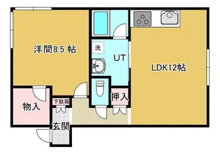 レジデンス昭和【2階】の間取り