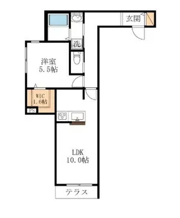 Square One【1階】の間取り