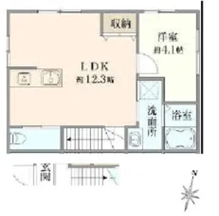 フォレストコート清瀬【2階】の間取り