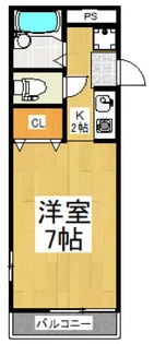 サンスプリング【3階】の間取り