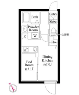 パセオ神宮前IIの間取り