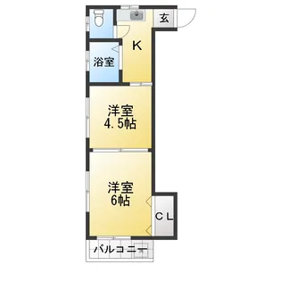 第2サトーハイツ【2階】の間取り