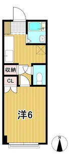 VILLA SUZUKI【1階】の間取り