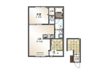 エコハウス5【2階】の間取り