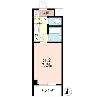 SUNSHINETOWER【2階】の間取り