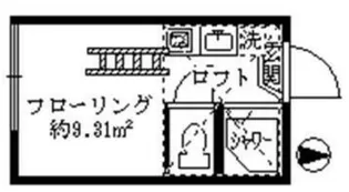 フェリスリオン【2階】の間取り