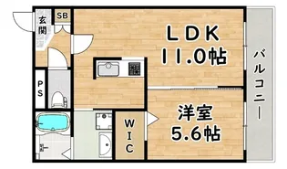 シャーメゾン田川【1階】の間取り