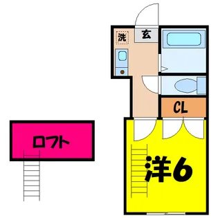 天神パレス【1階】の間取り
