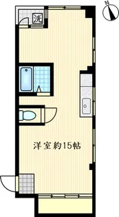 浜町クリーンカストル【2階】の間取り