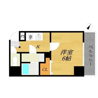 レクシア京橋【3階】の間取り