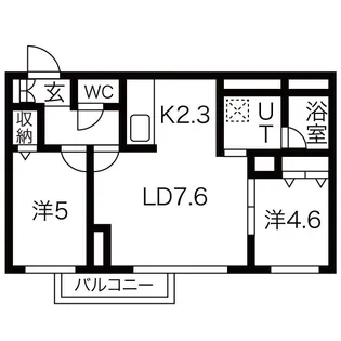 Prendre Souen【4階】の間取り