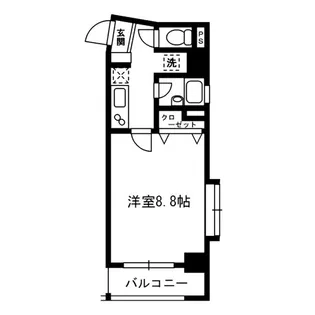 クリエ笹塚【5階】の間取り