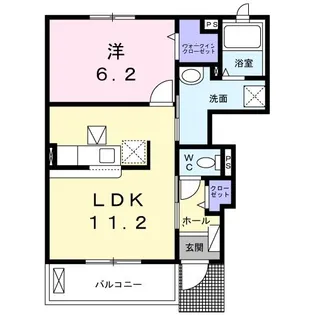 グレイシャス【1階】の間取り