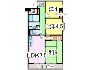 木更津星の街【1階】の間取り