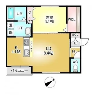 シャーウッド【4階】の間取り