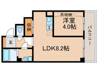 アイカーサ麩屋町【5階】の間取り