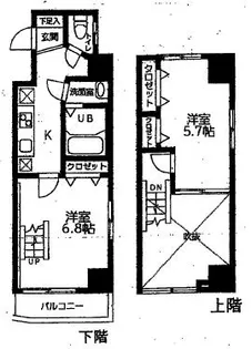 エクセルハイツV【5階】の間取り