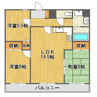 ティエラ武庫之荘【4階】の間取り