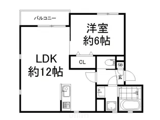 フォレス鳥羽I・II【1階】の間取り