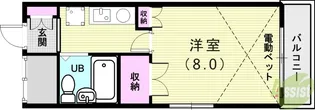 ハイツシスターローザ【2階】の間取り